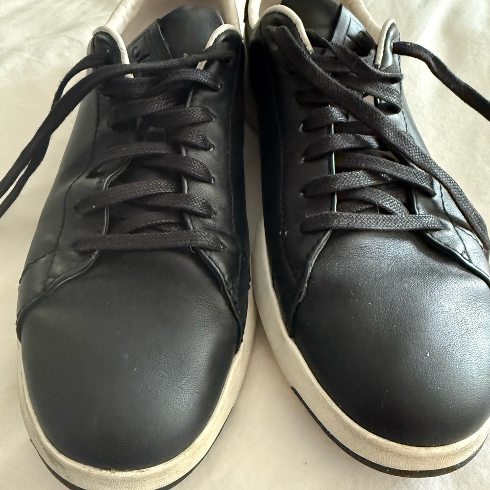 Cole Haan GranPro women's size 10 Black Leather Sneakers